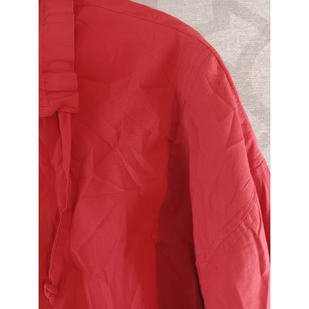 Vintage Be in the Current Seen Jacket Womens Large Red Long Sleeve - Picture 6 of 8